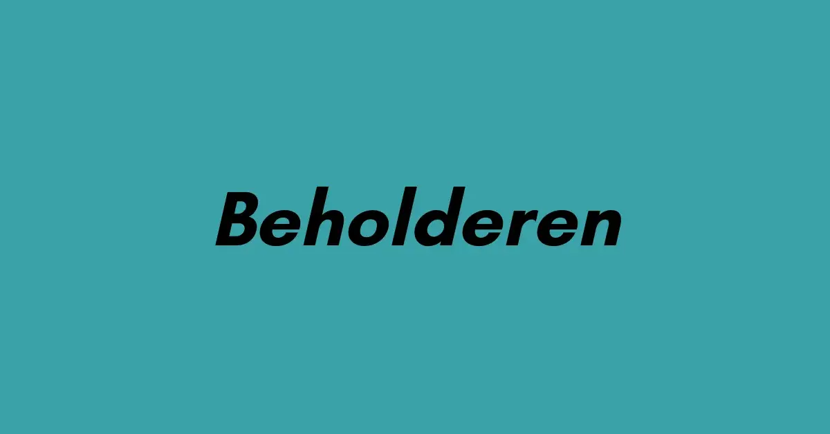 beholderen