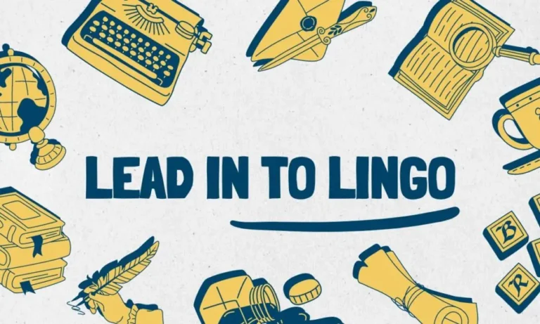 lead-in to lingo